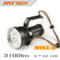 Maxtoch MI6X-6 lidar com lanterna 3100 Lumens alta potência LED Cree busca luz